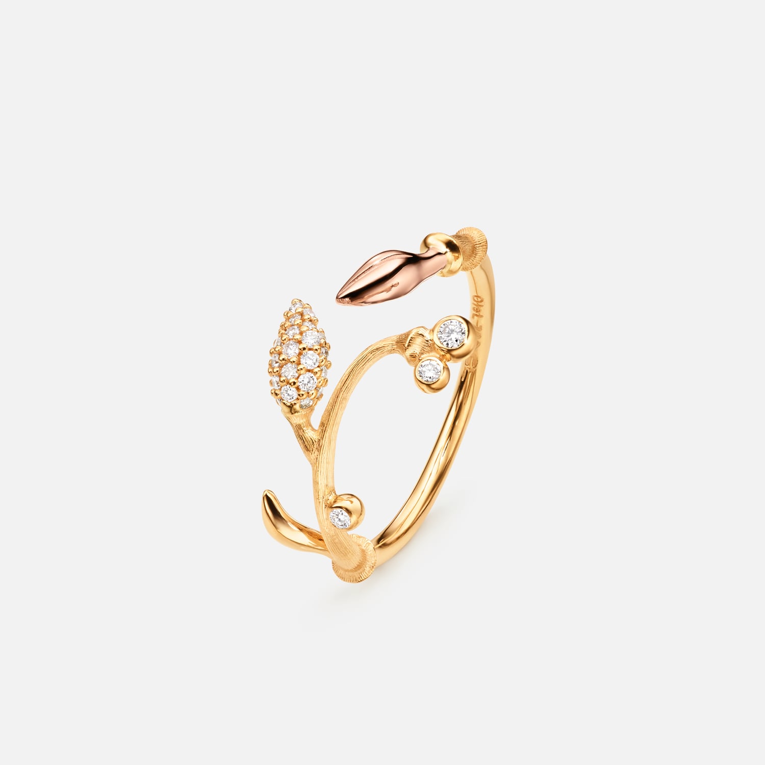 Blooming ring pavé Ole Lynggaard