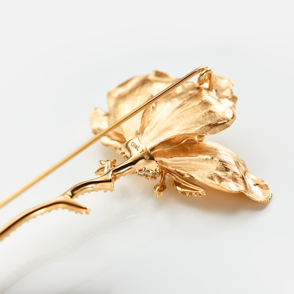 Wild Rose brooch medium | Ole Lynggaard
