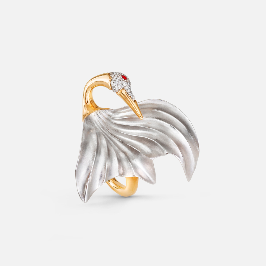 Cranes ring large | Ole Lynggaard