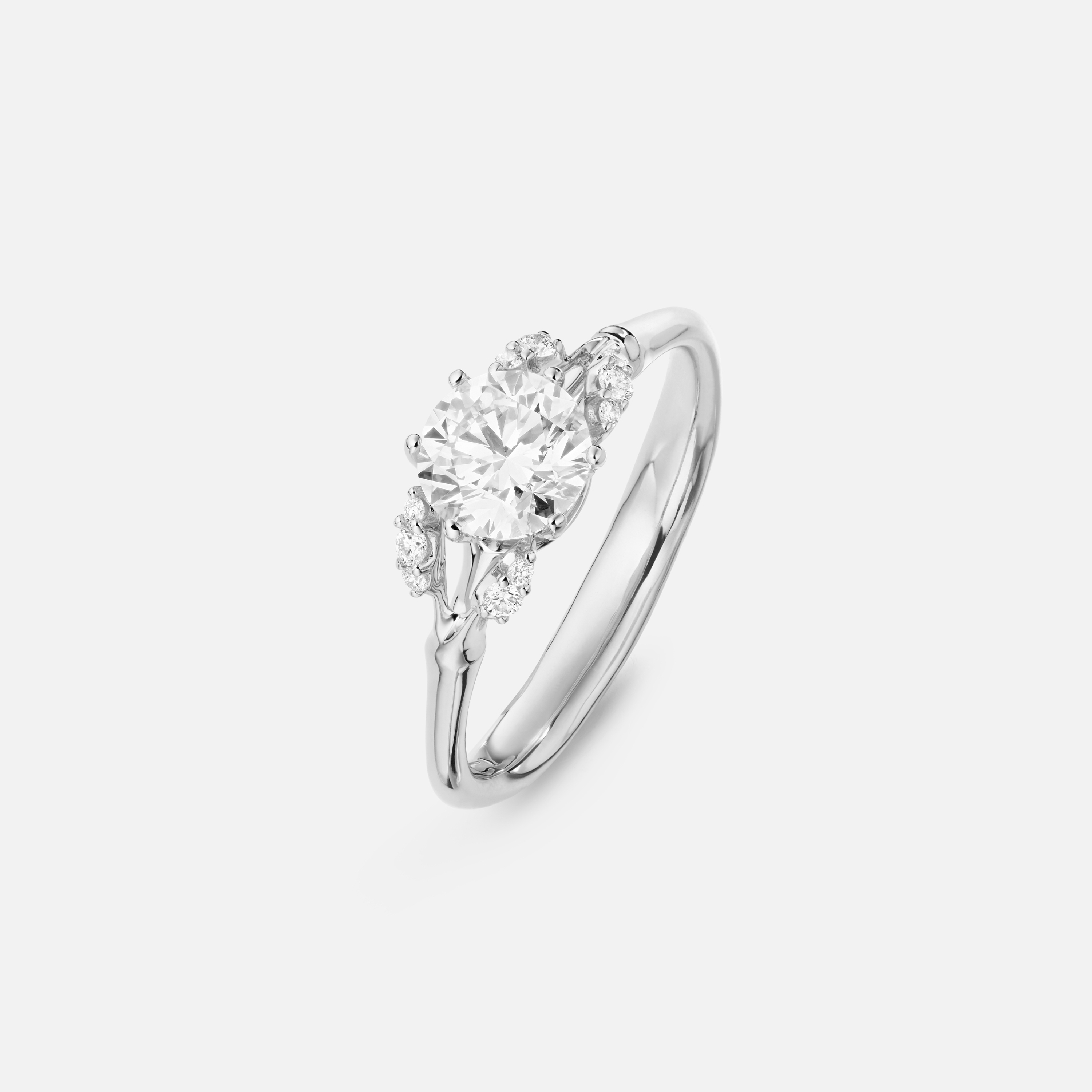 Winter Frost solitaire ring | Ole Lynggaard