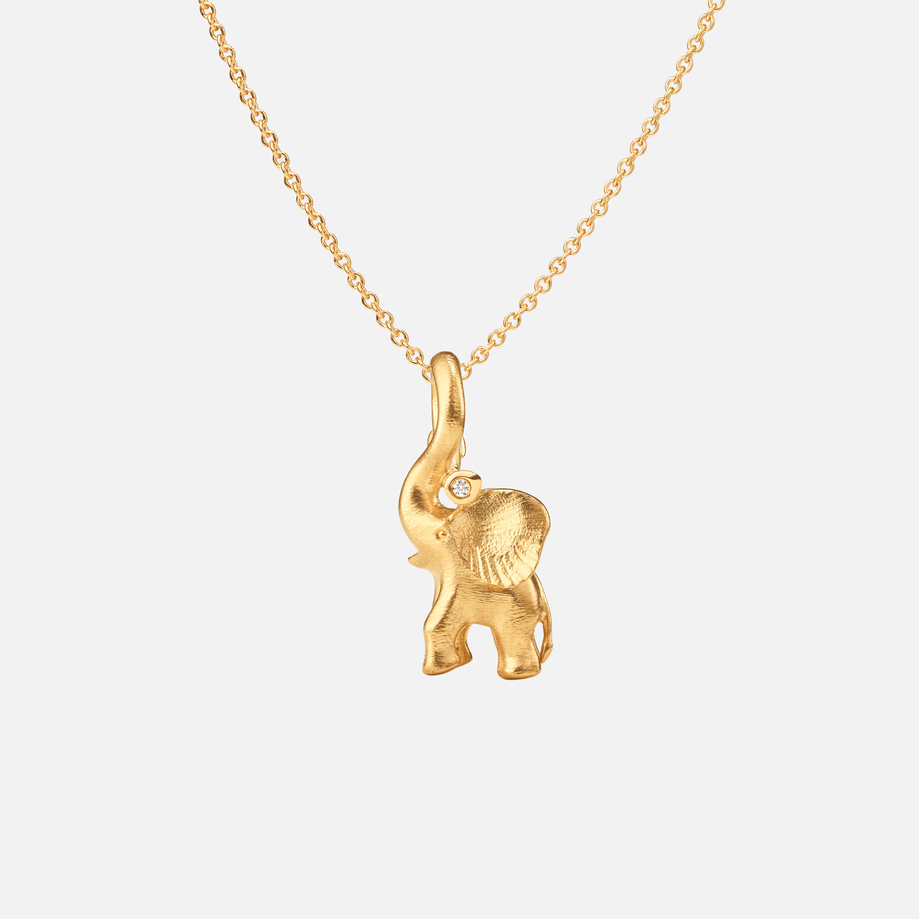 Elephant pendant medium with collier | Ole Lynggaard