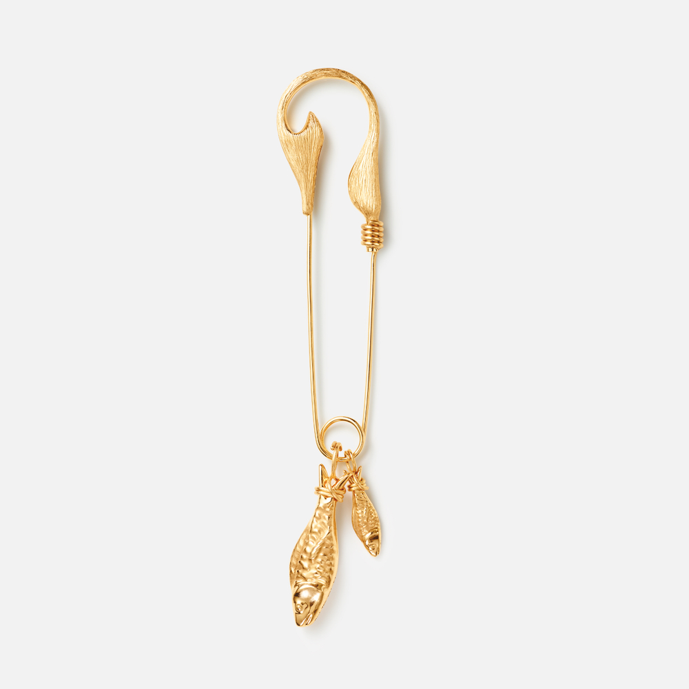 Under the sea Fish Hook broche stor | Ole Lynggaard